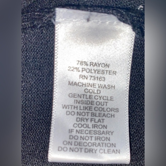 CABLE & GAUGE Color Block Knit Sweater Top w/Keyhole Detail BLK/WHT/GRAY Size 1X - Picture 6 of 7